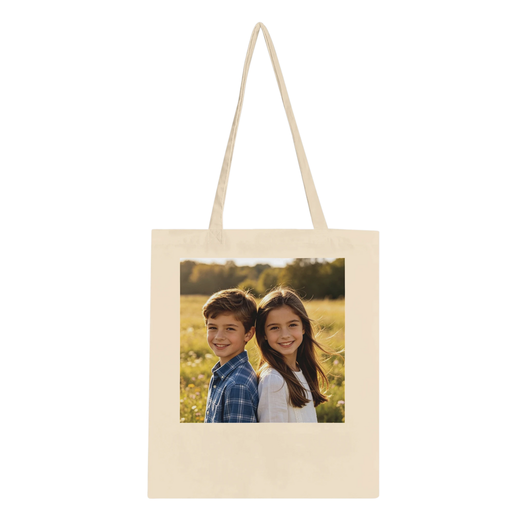 Personalised tote bag for shopping