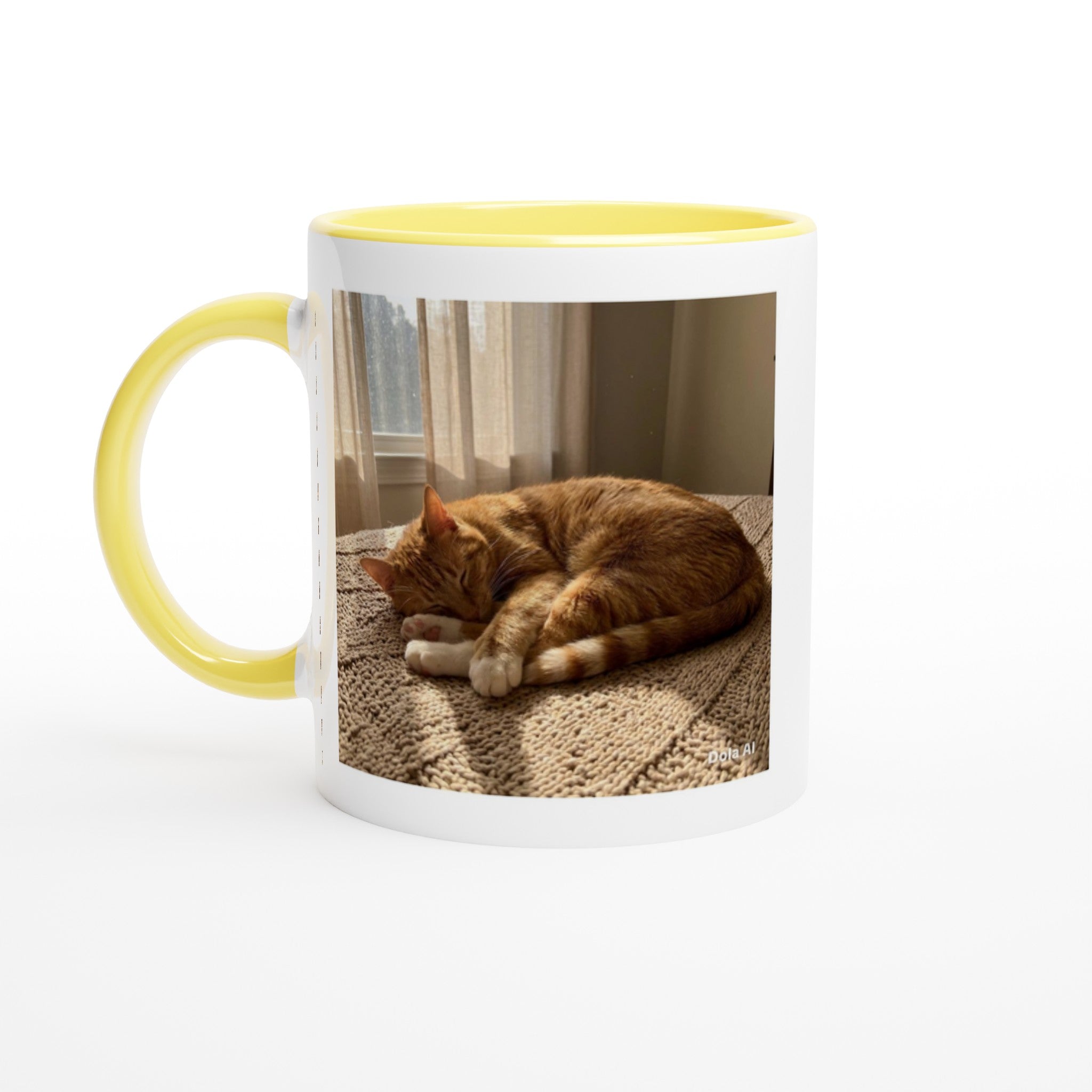 Custom photo mug with personalised design