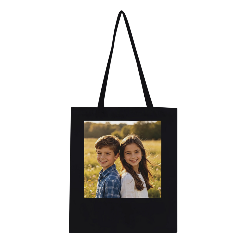 Personalised tote bag made from 100% cotton