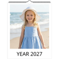 Personalised photo calendar with family pictures